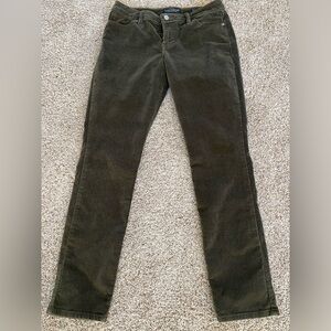 Lucky Brand Lolita Skinny Jeans. Velvet. Olive Green. Size 29 (8).